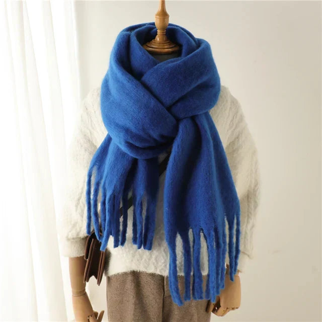 Drune | Women's Oversized Wool Blend Scarf Wrap 5