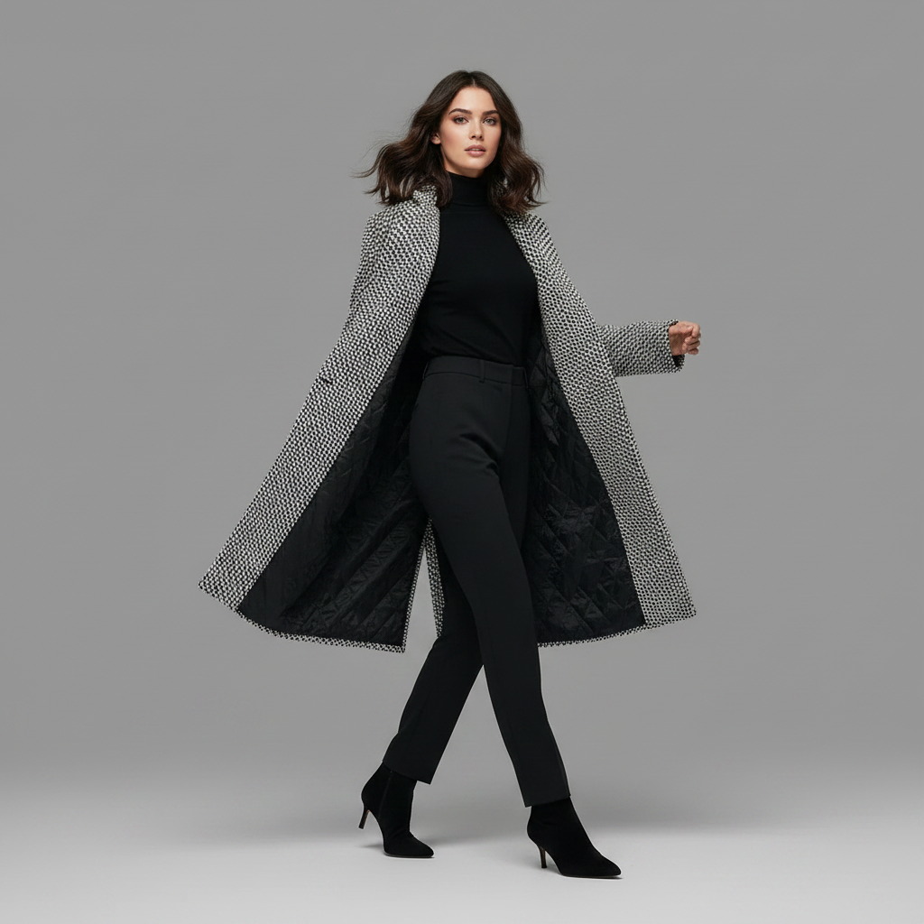 Elegant Wool Coat | Women's Long Winter Coat