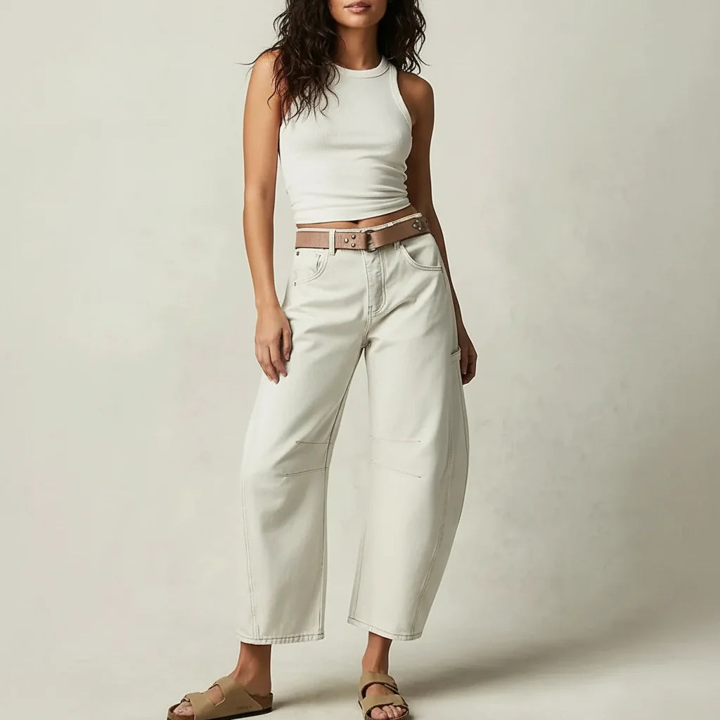 Baggy Women's Jeans | High Waist Relaxed Fit Denim 4