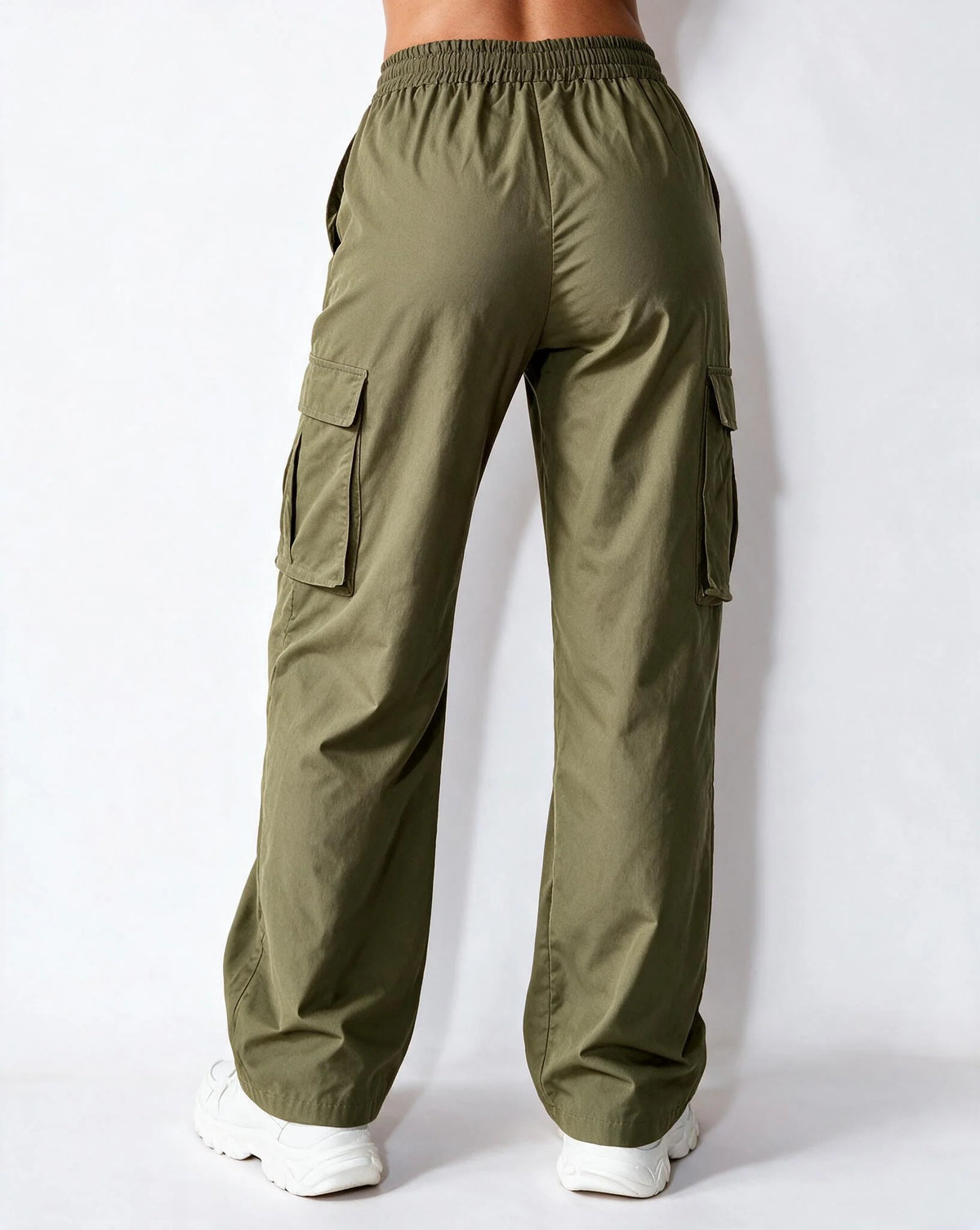 Black Cargo Pants | Men's Wide-Leg Trousers with Pockets 1