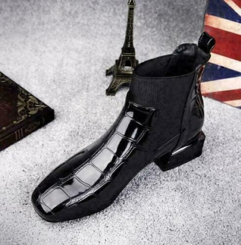 Black Women's Leather Comfort Boots | Durable Casual Footwear 0