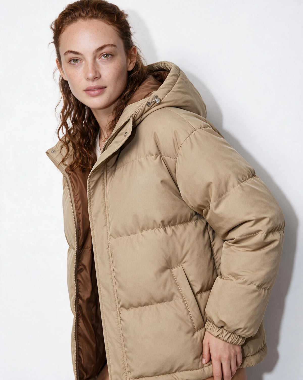 Box-Quilted Hooded Black Puffer Jacket | Men's Casual Outerwear 5