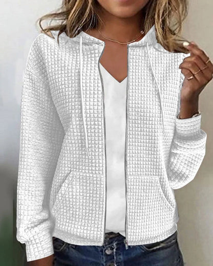 Casual Drawstring Jacket | Women's Lightweight Outerwear 1