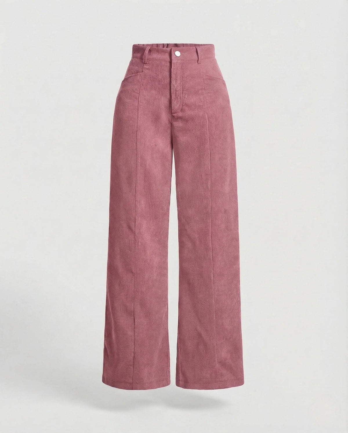 Corduroy Wide-Leg Trousers | Women's High-Waisted Pants 10