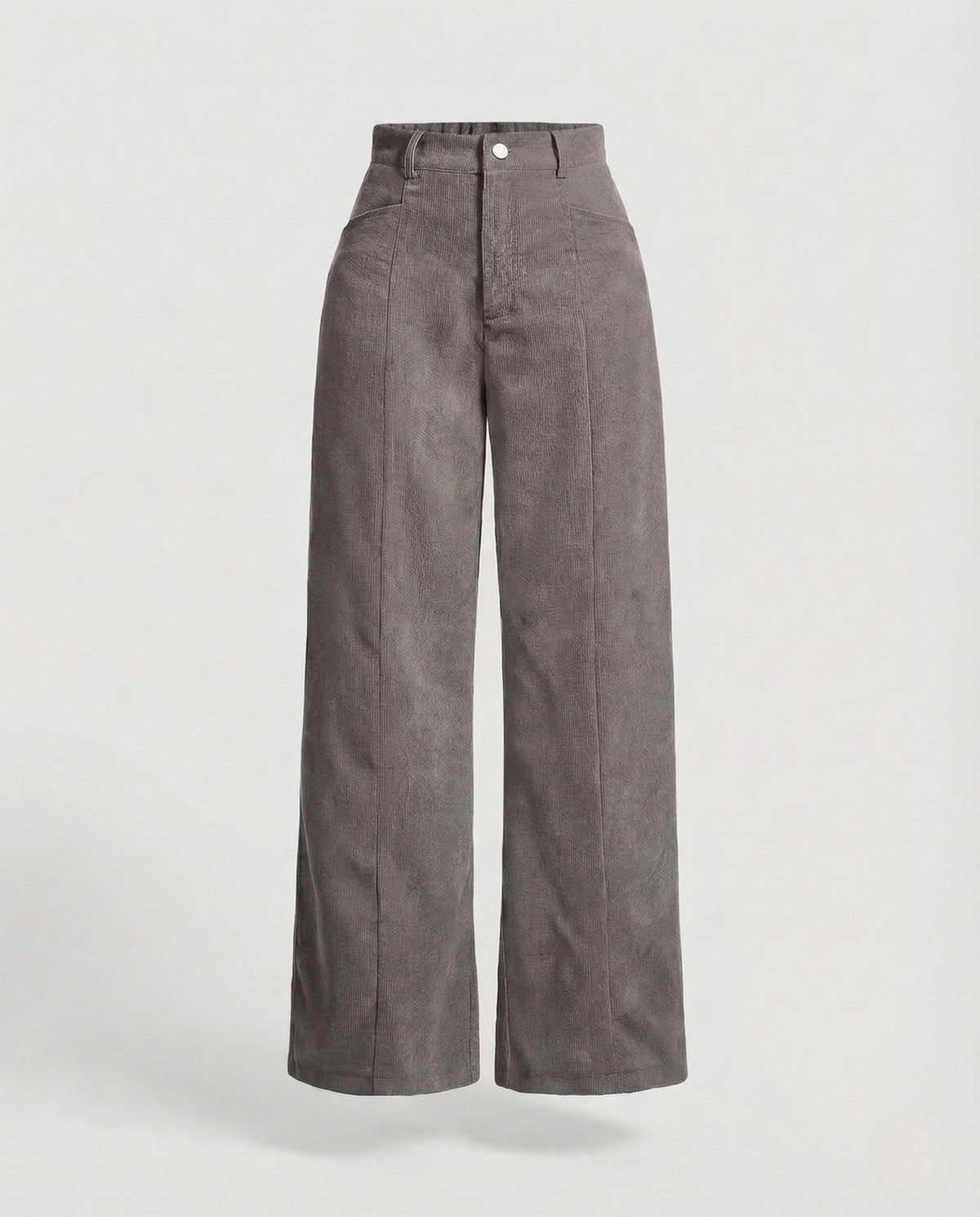 Corduroy Wide-Leg Trousers | Women's High-Waisted Pants 13