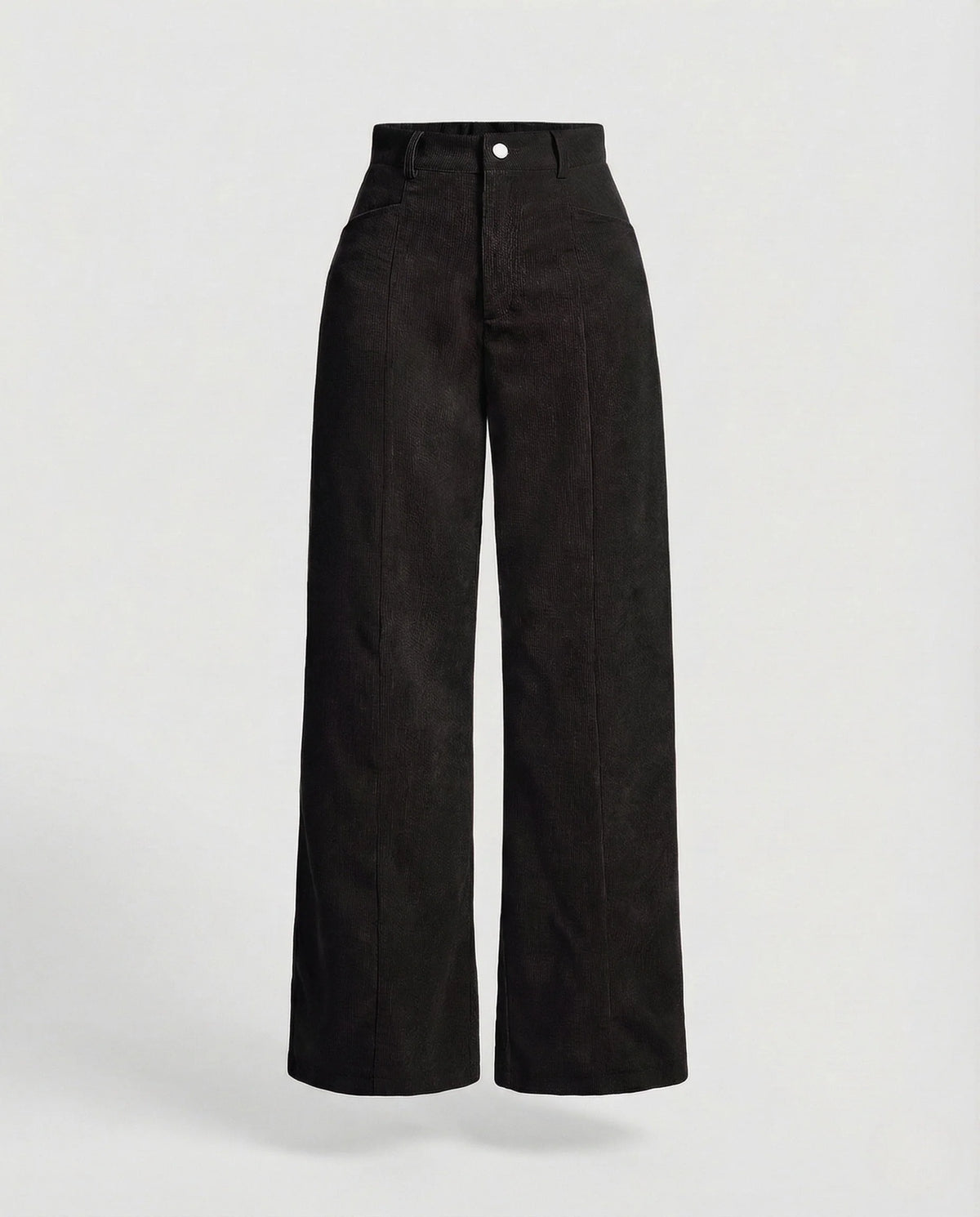 Corduroy Wide-Leg Trousers | Women's High-Waisted Pants 14