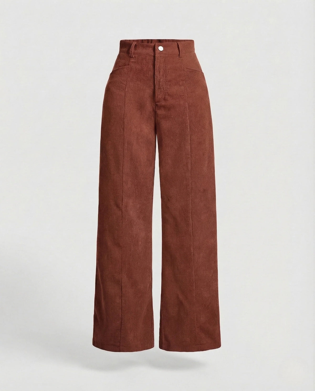 Corduroy Wide-Leg Trousers | Women's High-Waisted Pants 6
