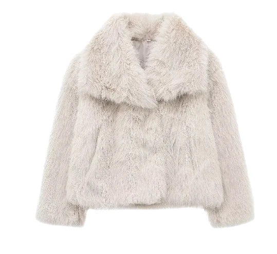 Cropped Faux-Fur Women's Jacket | Winter Coat for Women 2