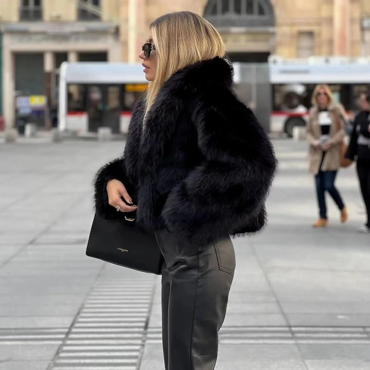 Cropped Faux-Fur Women's Jacket | Winter Coat for Women 4