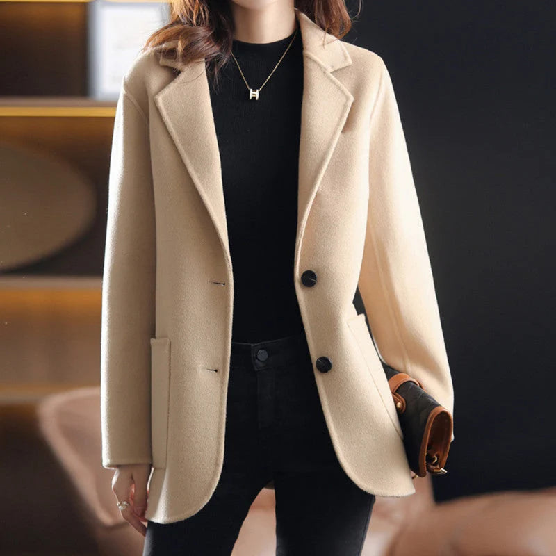 Divine Allure Coat | Wool-Blend Overcoat Women 2