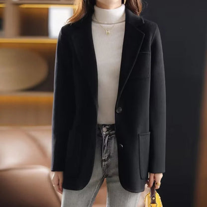 Divine Allure Coat | Wool-Blend Overcoat Women 3