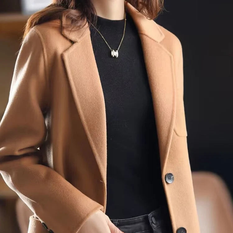 Divine Allure Coat | Wool-Blend Overcoat Women 4