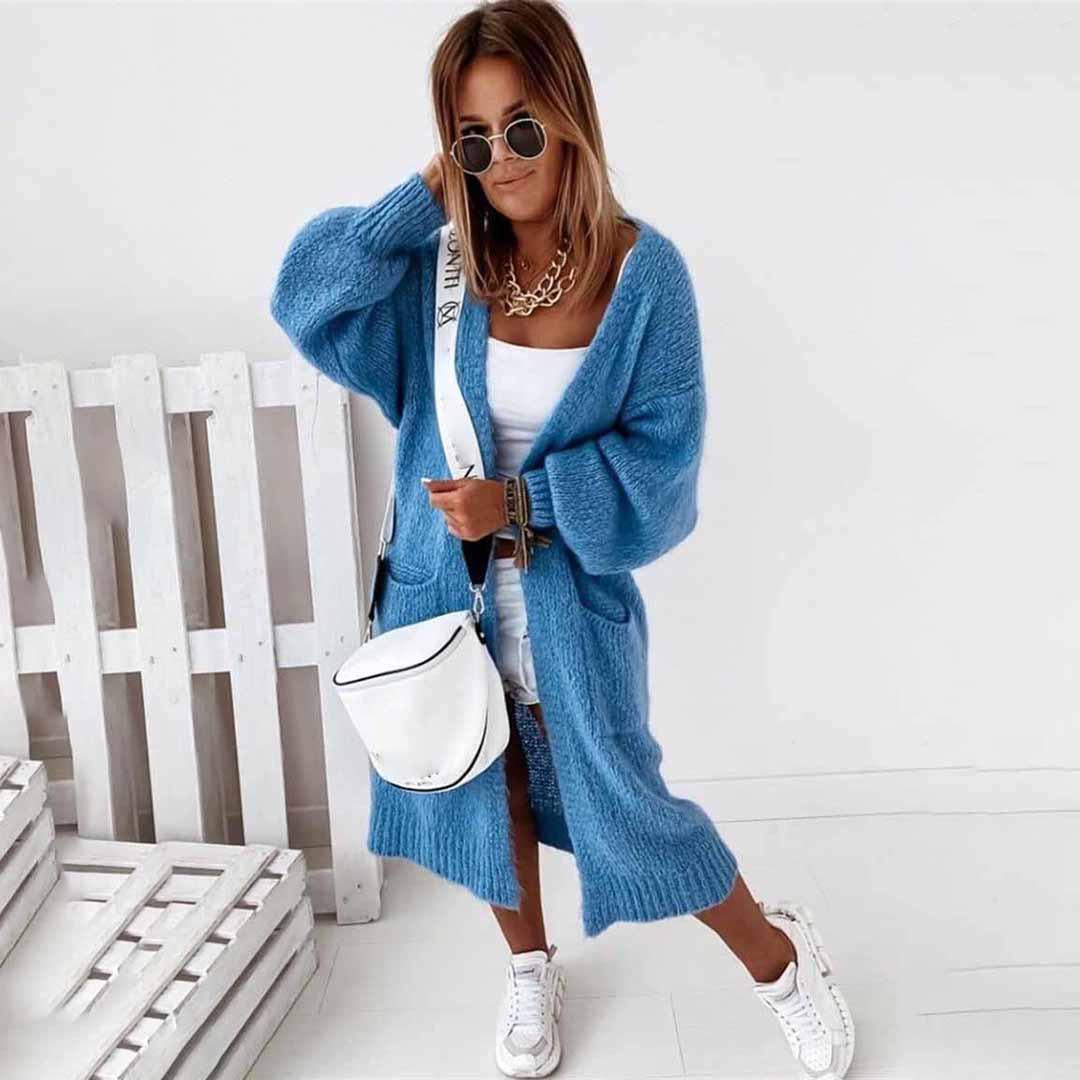 Drune | Women's Long Comfy Cardigan 1