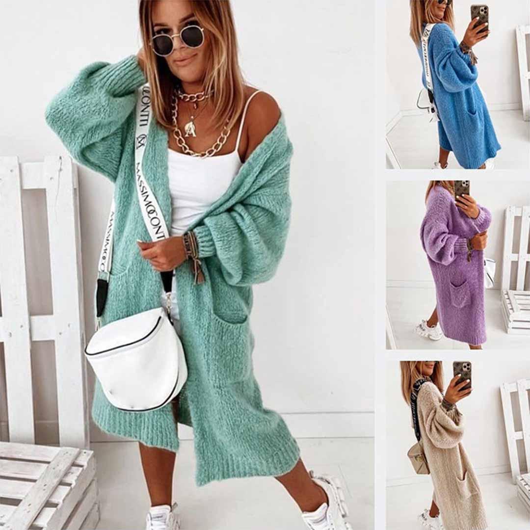 Drune | Women's Long Comfy Cardigan 2