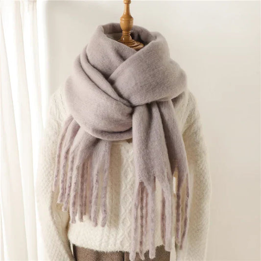 Drune | Women's Oversized Wool Blend Scarf Wrap 0