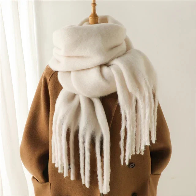 Drune | Women's Oversized Wool Blend Scarf Wrap 3