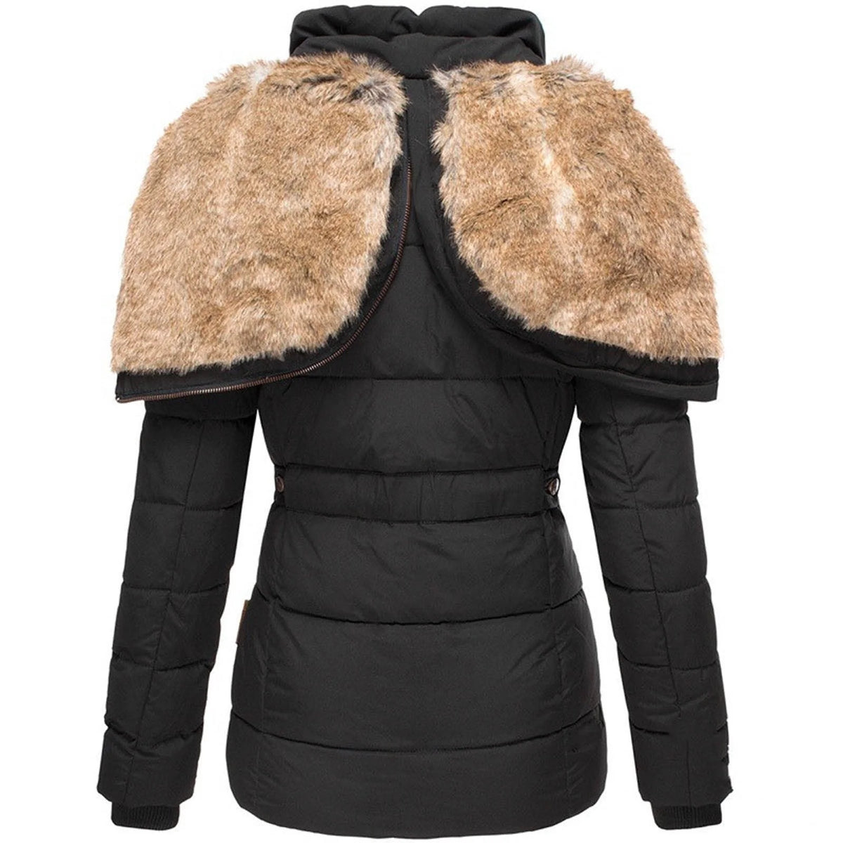 Drune | Women's Warm Winter Jacket with Fur Lining 3