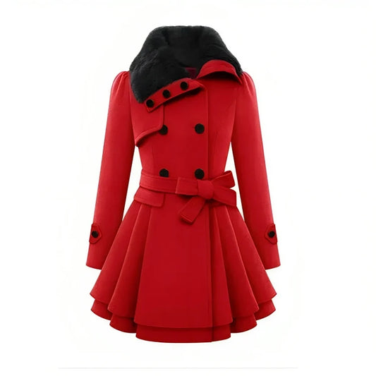 Drune | Women's Winter Jacket Black Burgundy Blue Khaki Red 0