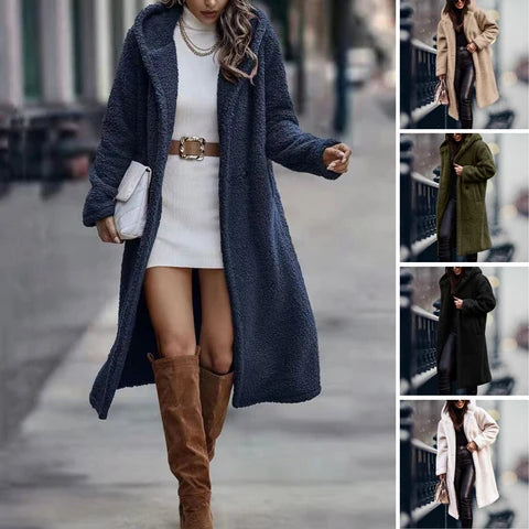 Drune | Women's Winter Jacket Elegant Hooded Coat 1