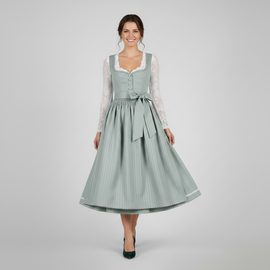 Elegant Dirndl | Women's Oktoberfest Costume Dress
