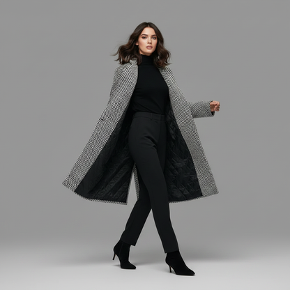 Elegant Wool Coat | Women's Long Winter Coat