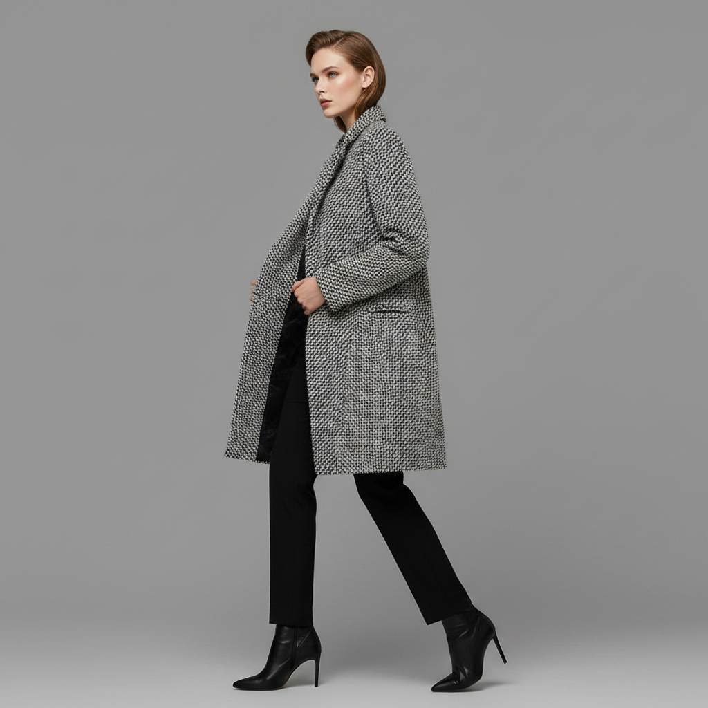 Elegant Wool Coat | Women's Long Winter Coat