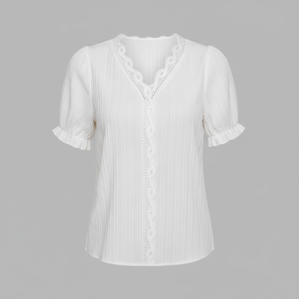 White Puff Sleeve Blouse | Women's Summer Top