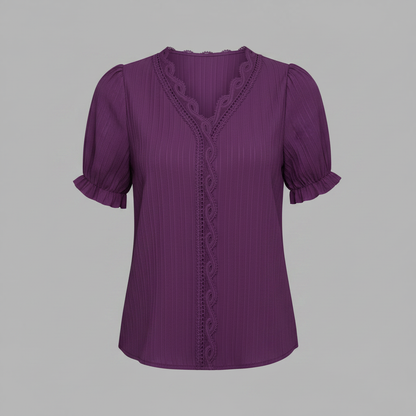 White Puff Sleeve Blouse | Women's Summer Top