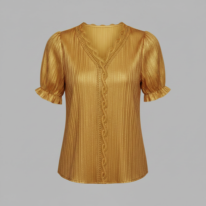 White Puff Sleeve Blouse | Women's Summer Top
