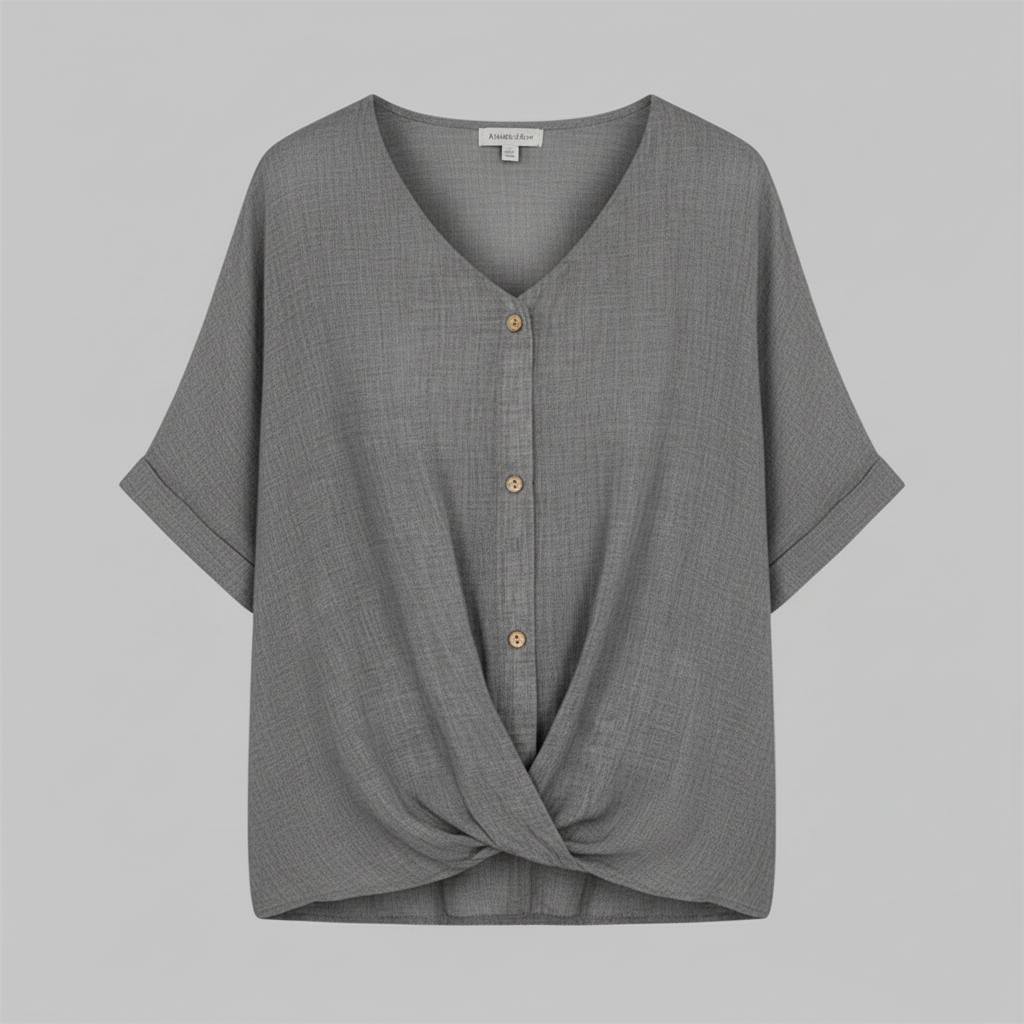 Elegant V-Neck Long Sleeve Blouse | Women's Fashion Top