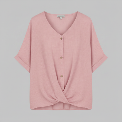 Elegant V-Neck Long Sleeve Blouse | Women's Fashion Top