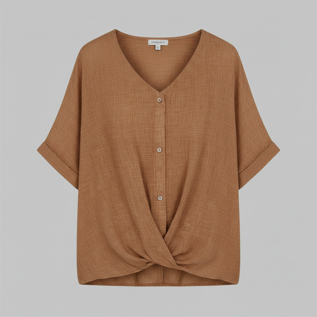 Elegant V-Neck Long Sleeve Blouse | Women's Fashion Top