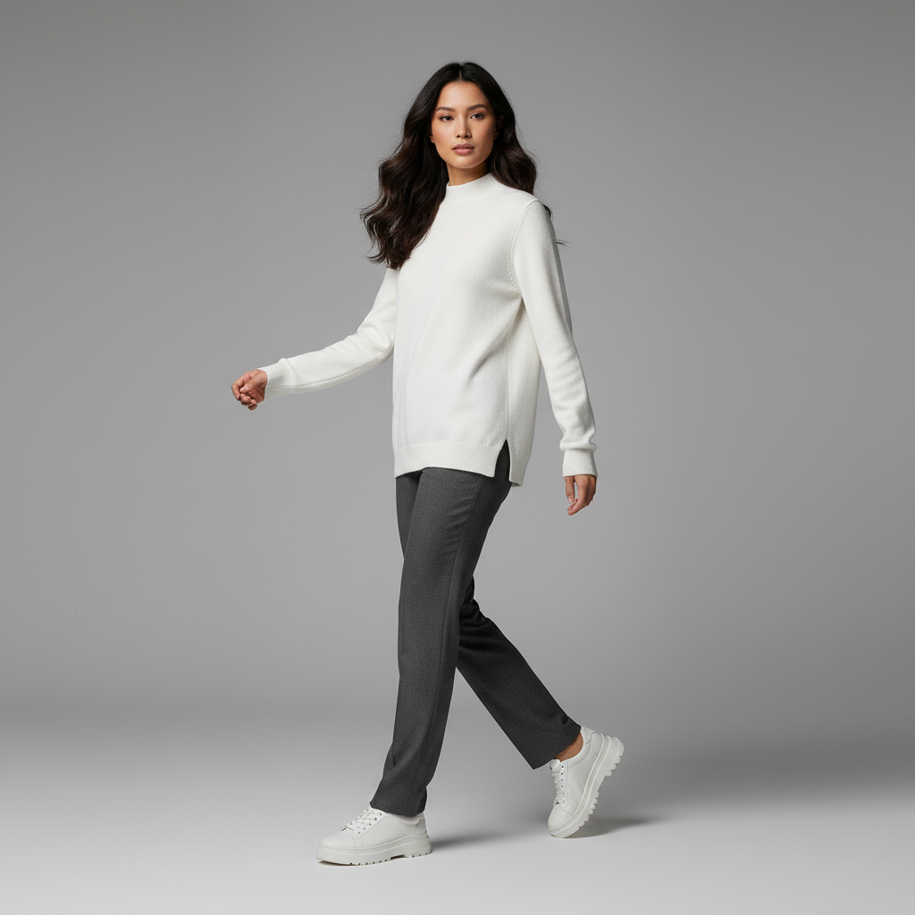 Elegant Women's Sweater | Timeless Comfort Fashion Knit Top