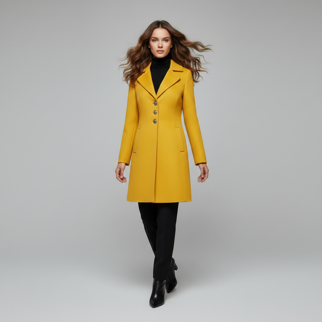 Elegant Wool Coat | Women's Winter Outerwear