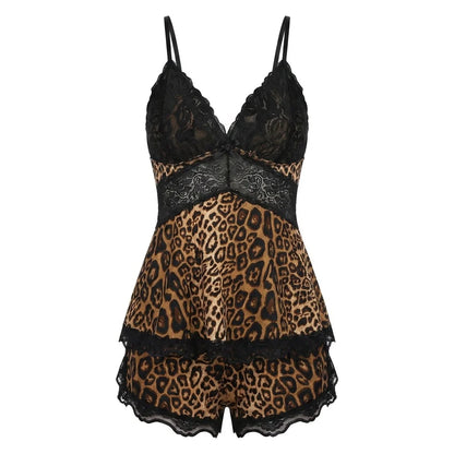 Lace Trim Cami Pajama Set | Women's Sleepwear Two-Piece 0