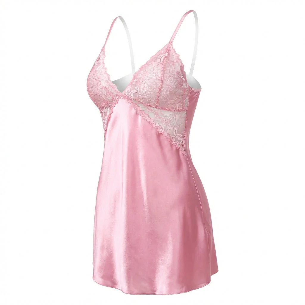 Lace Trim Chemise | Women's Sexy Nightwear Sleepwear 10