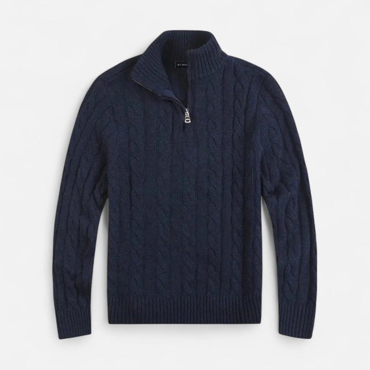 Men's Half-Zip Sweater | Classic Knit Pullover 5