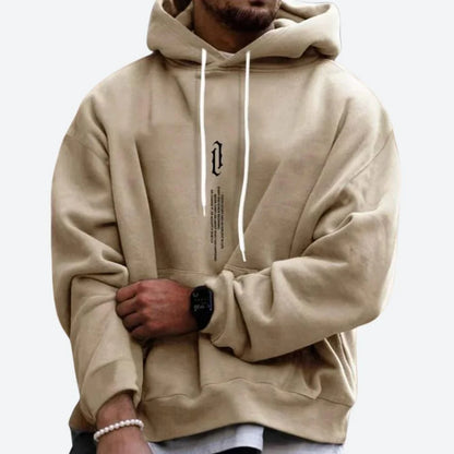 Men's Oversized Hoodie Black | Graphic Sweatshirt for Streetwear 2