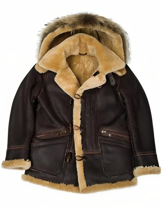 Men's Plush-Lined Winter Jacket | Men's Winter Coat with Hood 1