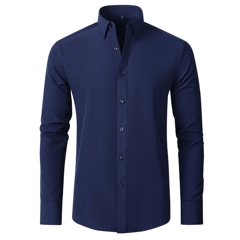 Men's Slim Fit Stretch Dress Shirt | Wrinkle-Resistant Dress Shirts 3