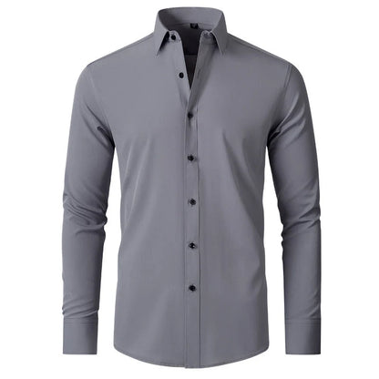 Men's Slim Fit Stretch Dress Shirt | Wrinkle-Resistant Dress Shirts 6