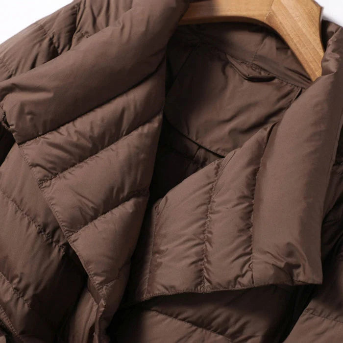 Quilted Down Jacket Women Warm Outerwear 3