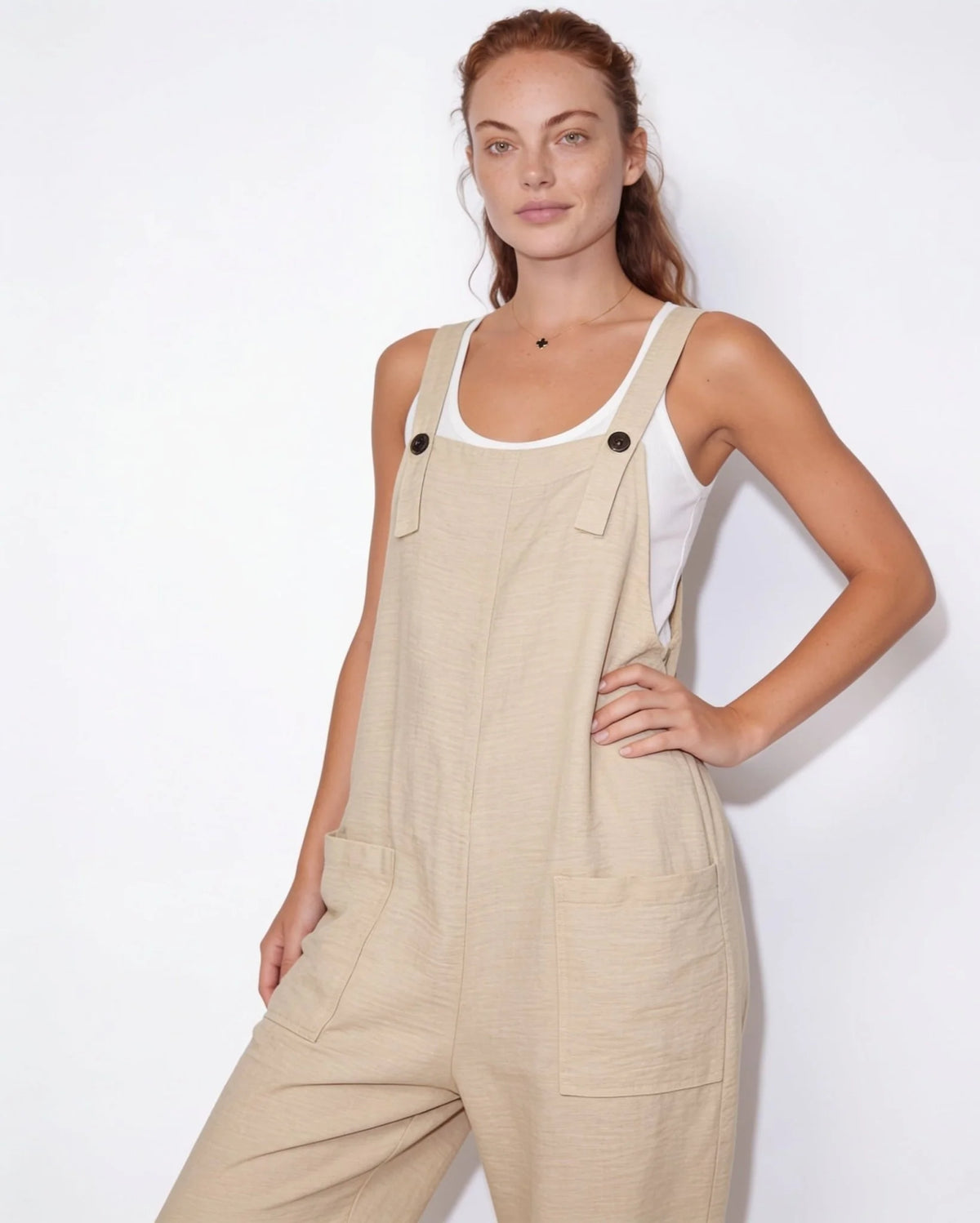 Relaxed Denim Jumpsuit | Women’s Adjustable Dungaree Style 5