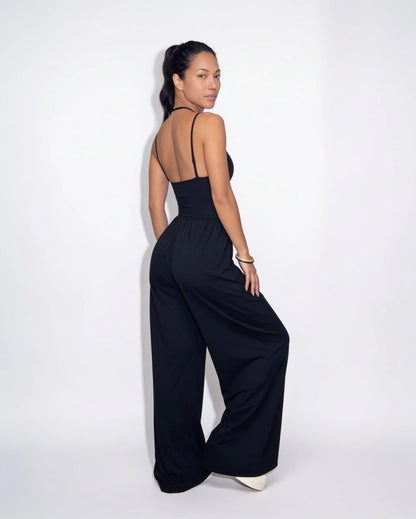 Ruched Wide-Leg Jumpsuit | Elegant Jumpsuit for Women 2