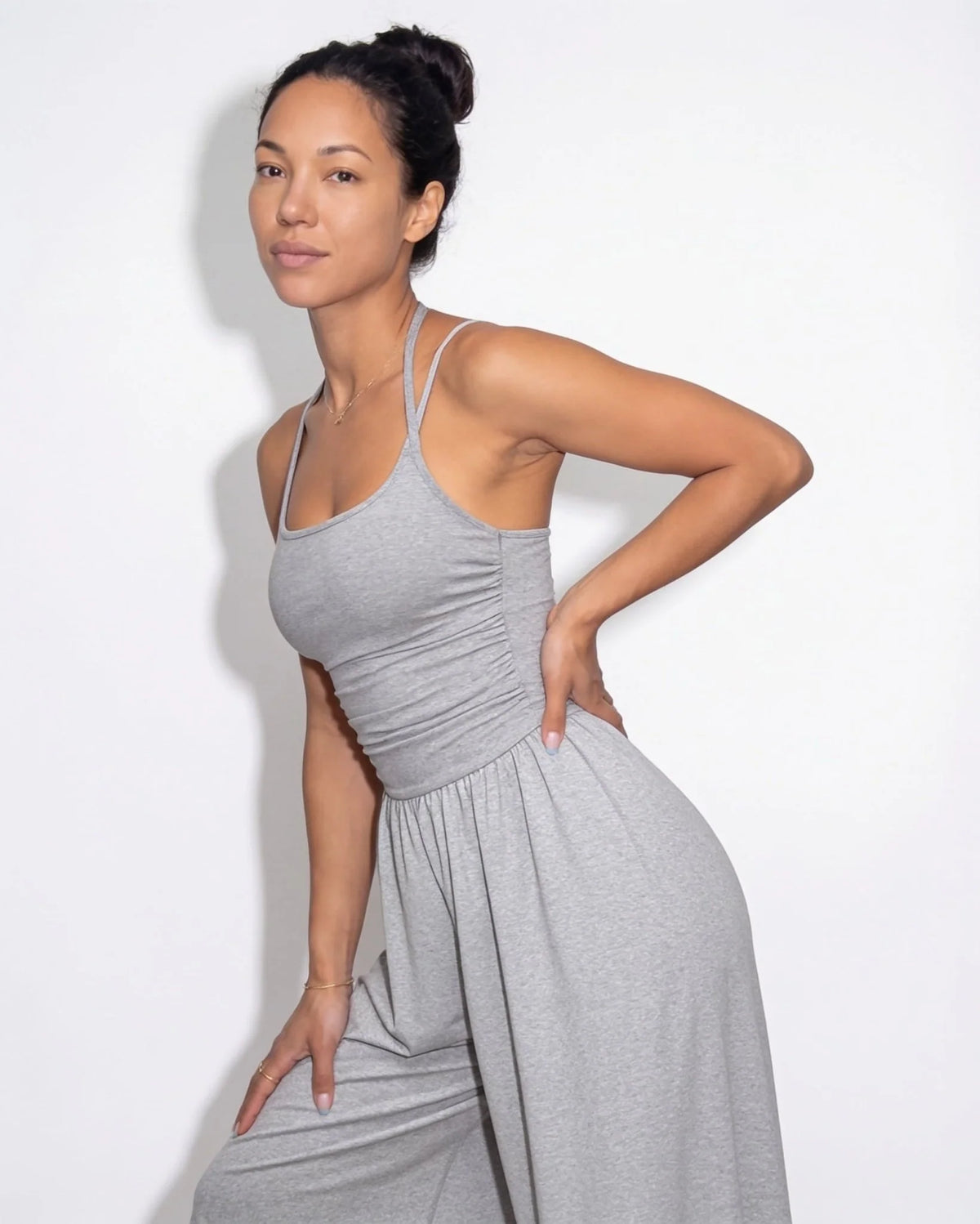 Ruched Wide-Leg Jumpsuit | Elegant Jumpsuit for Women 7