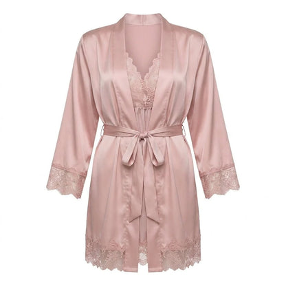 Satin Chemise and Robe Set | Women's Sleepwear Pajamas 0
