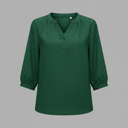 Silky Patchwork Women's Blouse | Versatile Summer Top