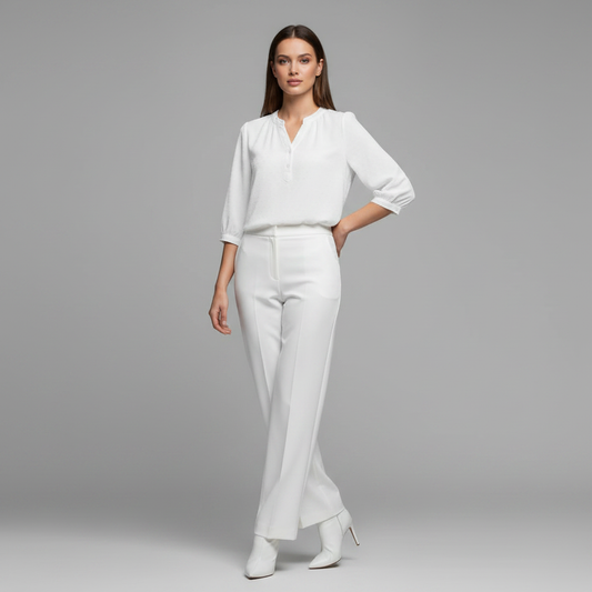 Silky Patchwork Women's Blouse | Versatile Summer Top
