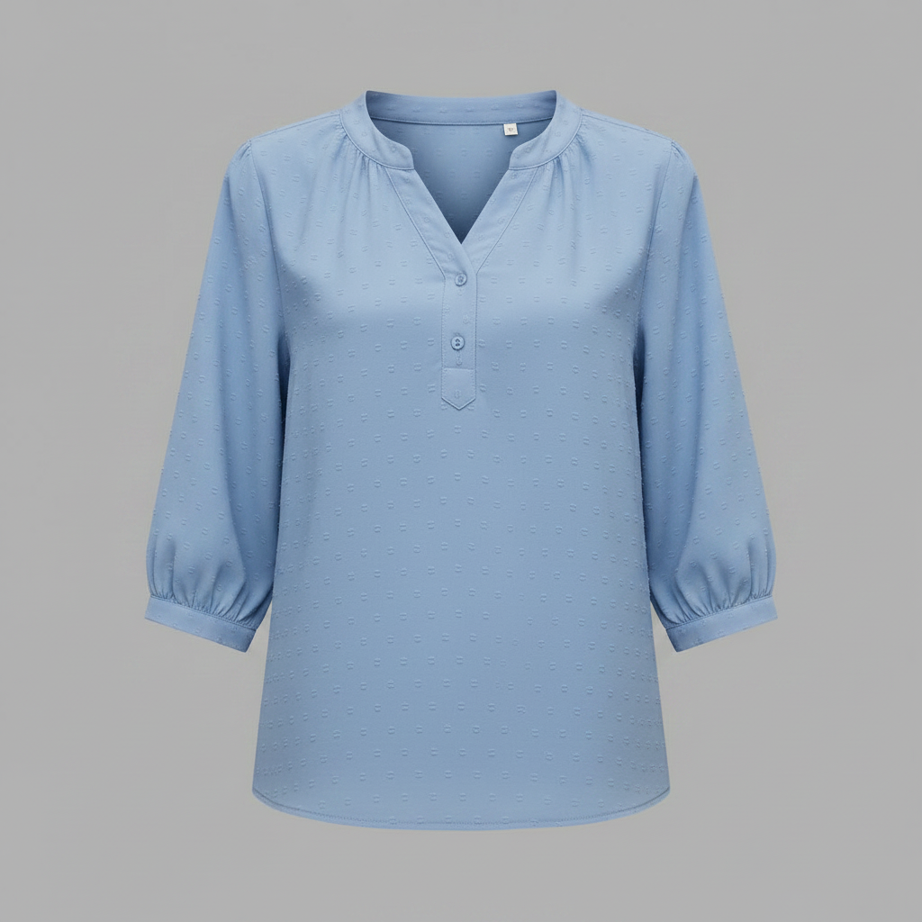 Silky Patchwork Women's Blouse | Versatile Summer Top