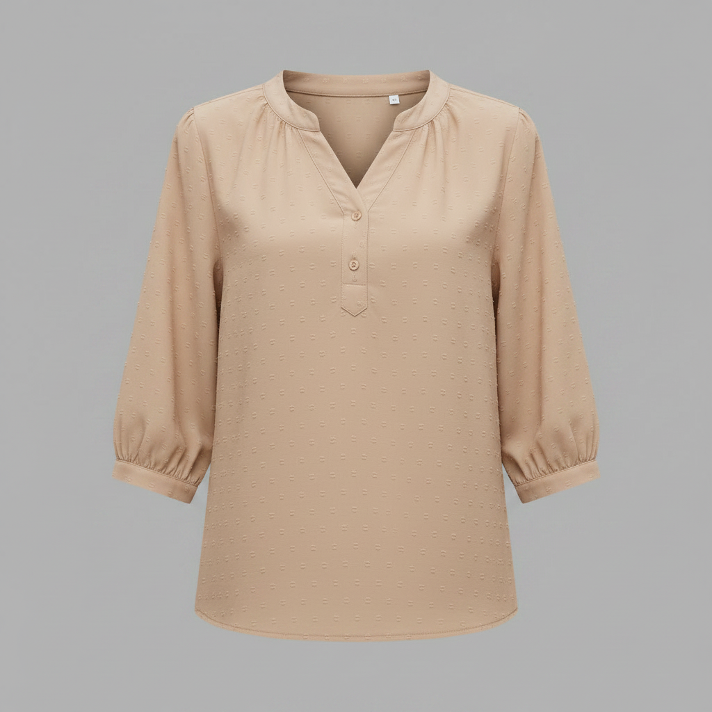 Silky Patchwork Women's Blouse | Versatile Summer Top